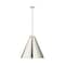 Z-Lite Eaton 1 Light Pendant, Polished Nickel & Polished Nickel 6011P24-PN - alternate 5